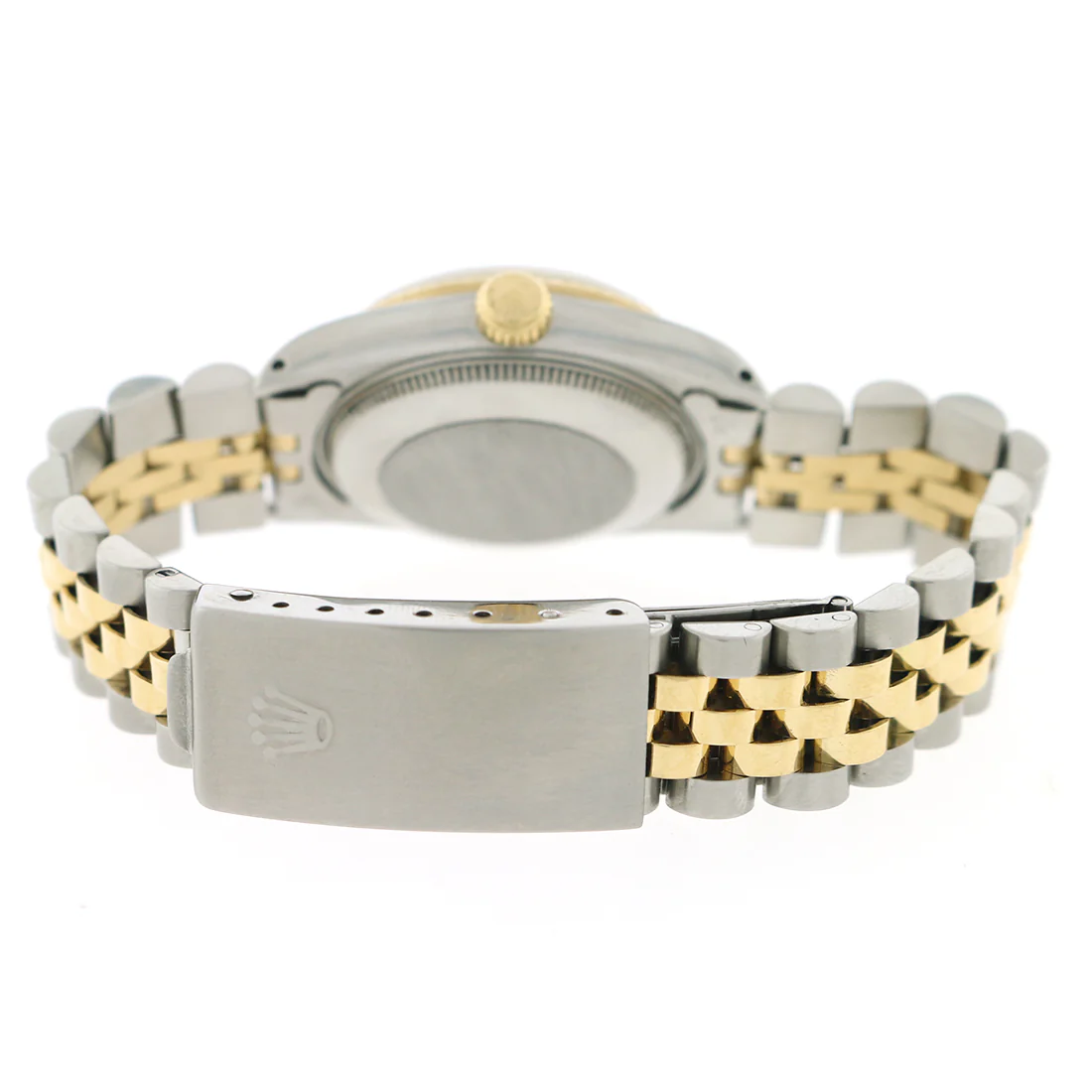 Rolex Datejust Midsize 2-Tone Yellow Gold/Stainless Steel Original Champagne Index Dial 31MM Jubilee Watch 68273 - Image 8