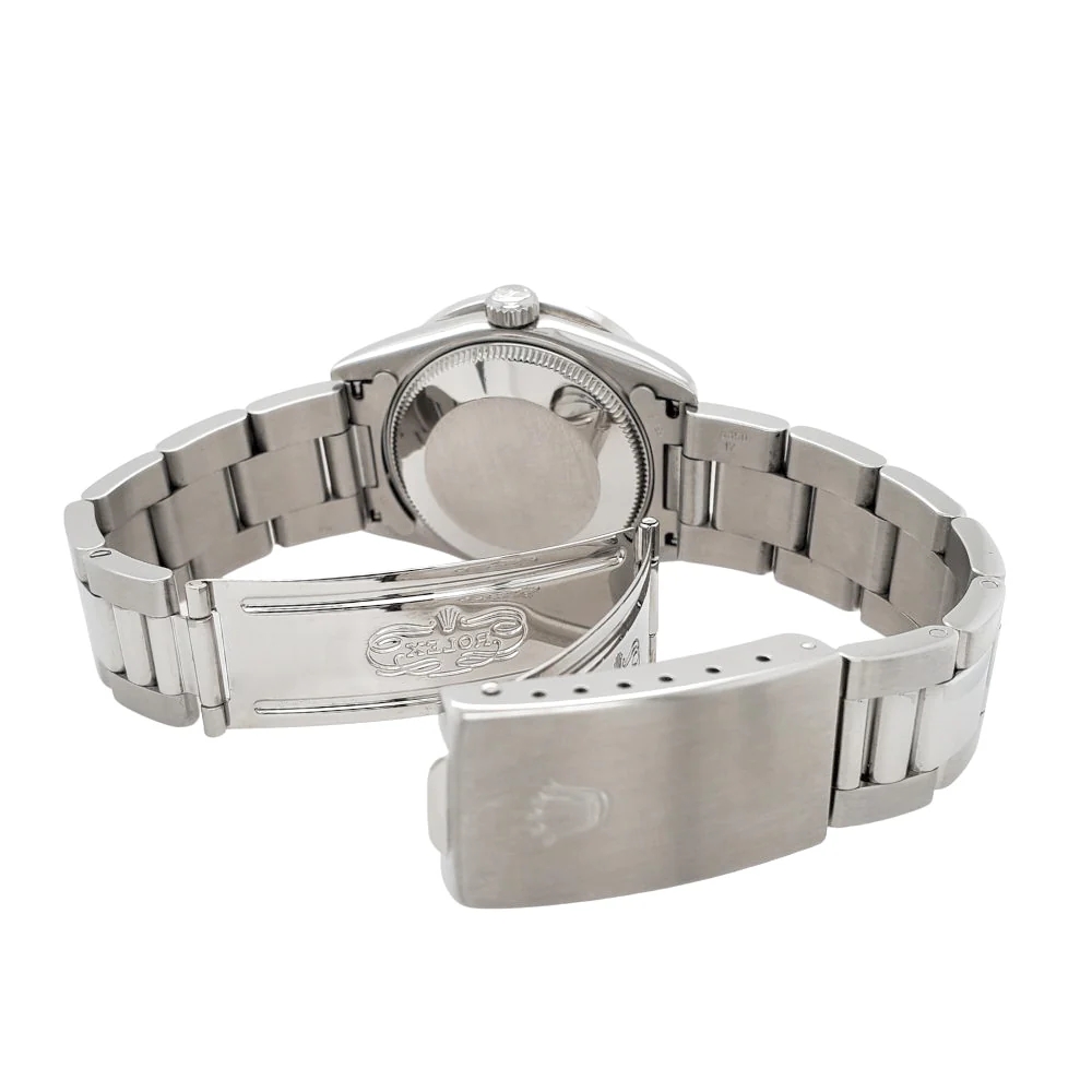 Rolex Datejust Midsize 31mm 1.62ct Bezel/White MOP Diamond Dial Steel Oyster Watch - Image 6