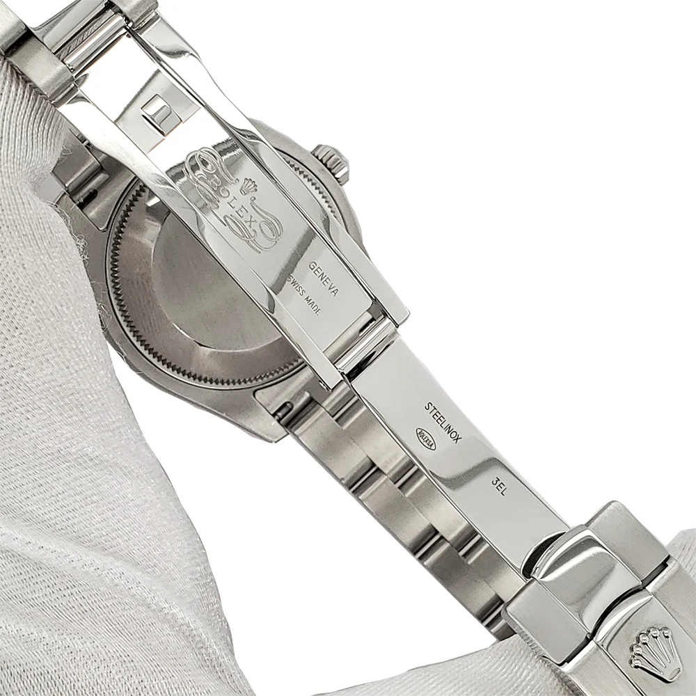 Rolex Datejust Midsize 31mm 178240 Black Concentric Arabic Dial Watch With 0.95ct Diamond Bezel - Image 6
