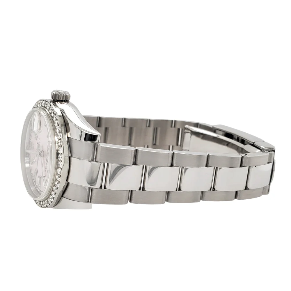 Rolex Datejust Midsize 31mm 178240 Blue Index Dial Watch With 0.95ct Diamond Bezel - Image 3