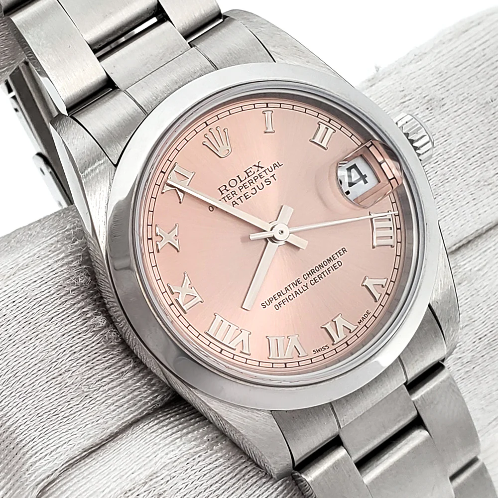 Rolex Datejust Midsize 31mm 78240 Salmon Roman Steel Watch Papers - Image 4