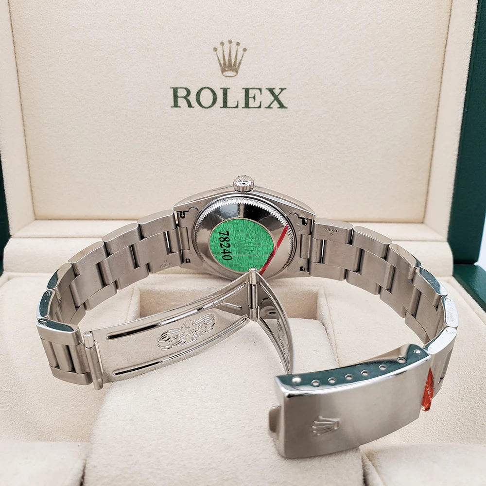 Rolex Datejust Midsize 31mm 78240 Smooth Bezel Salmon Roman Dial Steel Watch Box Papers - Image 6
