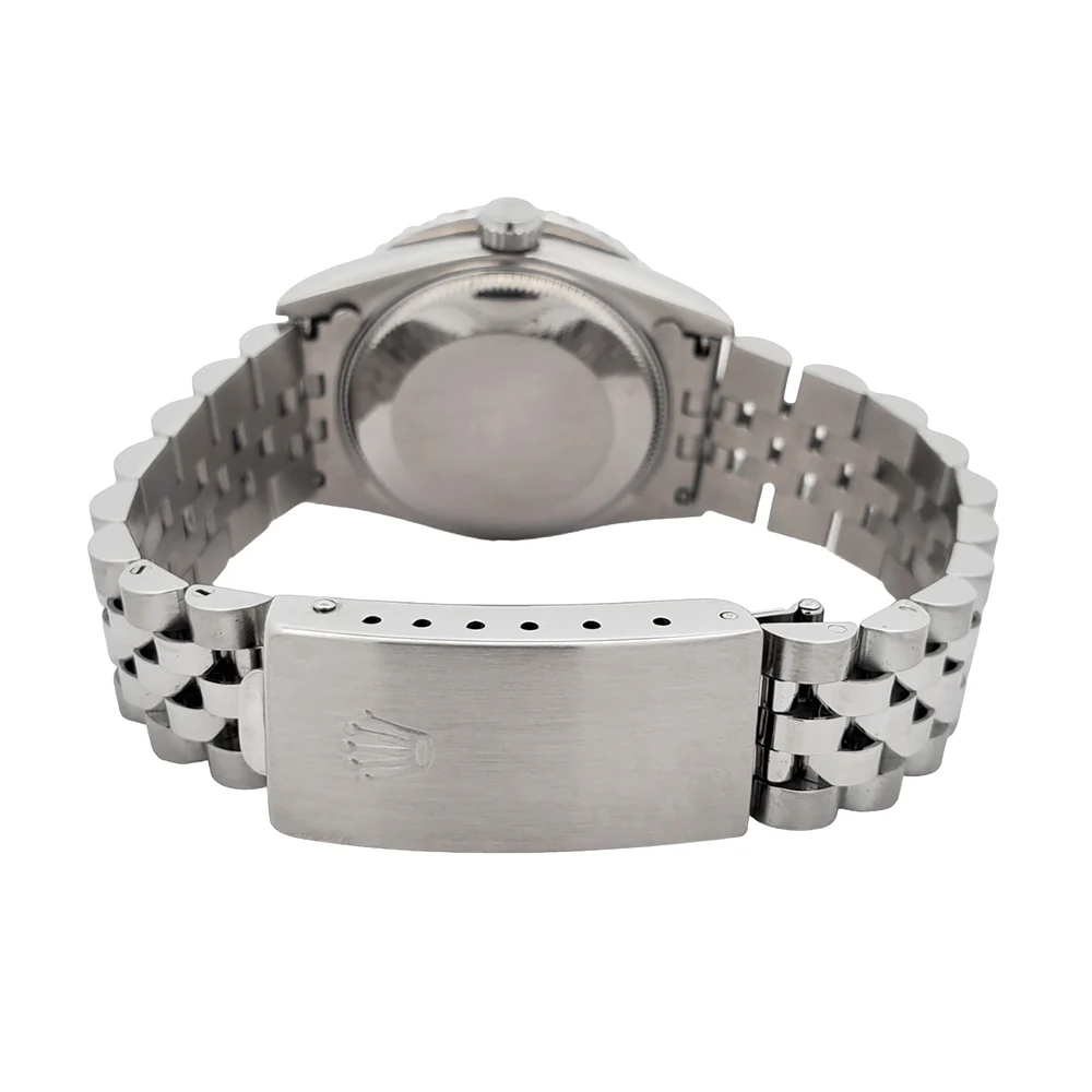 Rolex Datejust Midsize 31mm Blue Arabic Dial  2.25ct Diamond Bezel Jubilee Watch - Image 5
