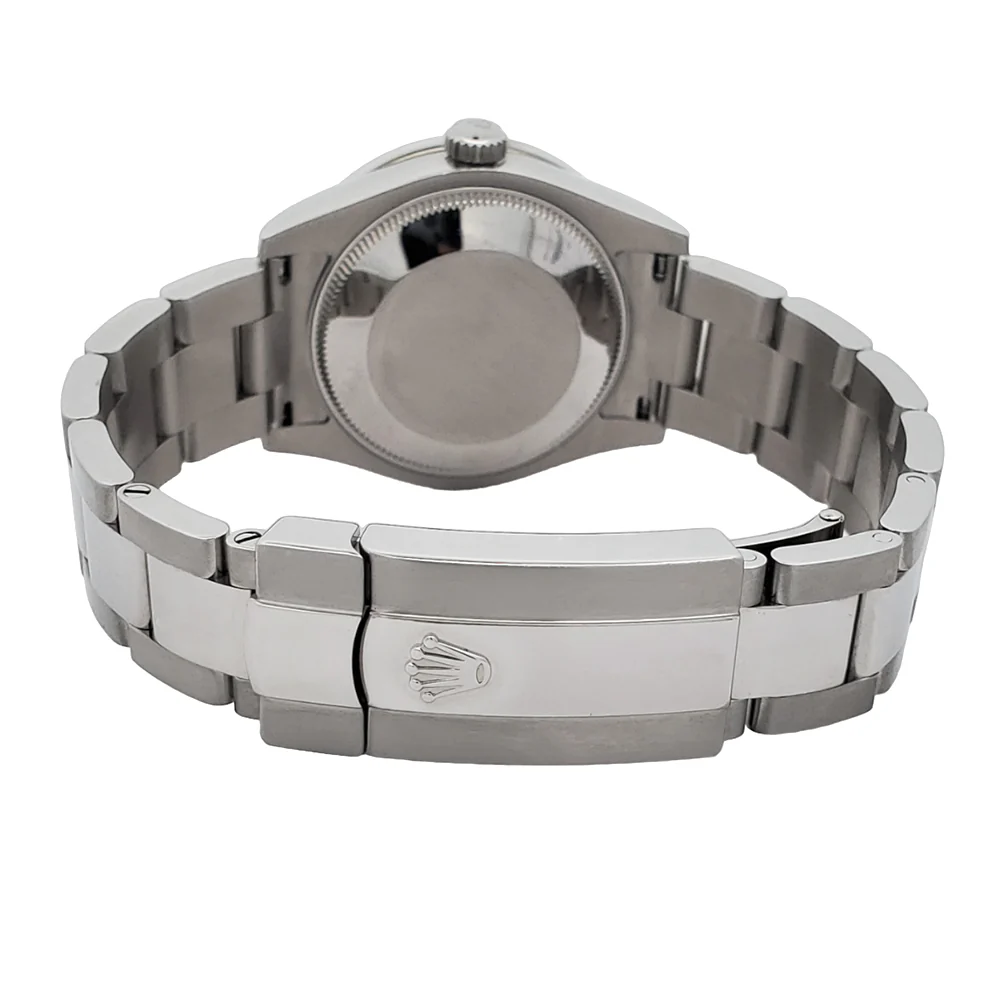 Rolex Datejust Midsize 31mm Custom Domed VS Scattered Diamonds Bezel/Silver Dial 178240 Watch - Image 4