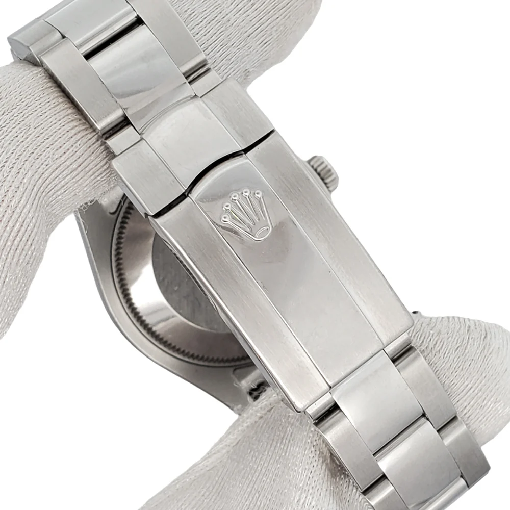 Rolex Datejust Midsize 31mm Grey Floral Dial Stainless Steel Oyster Watch 178240 - Image 4
