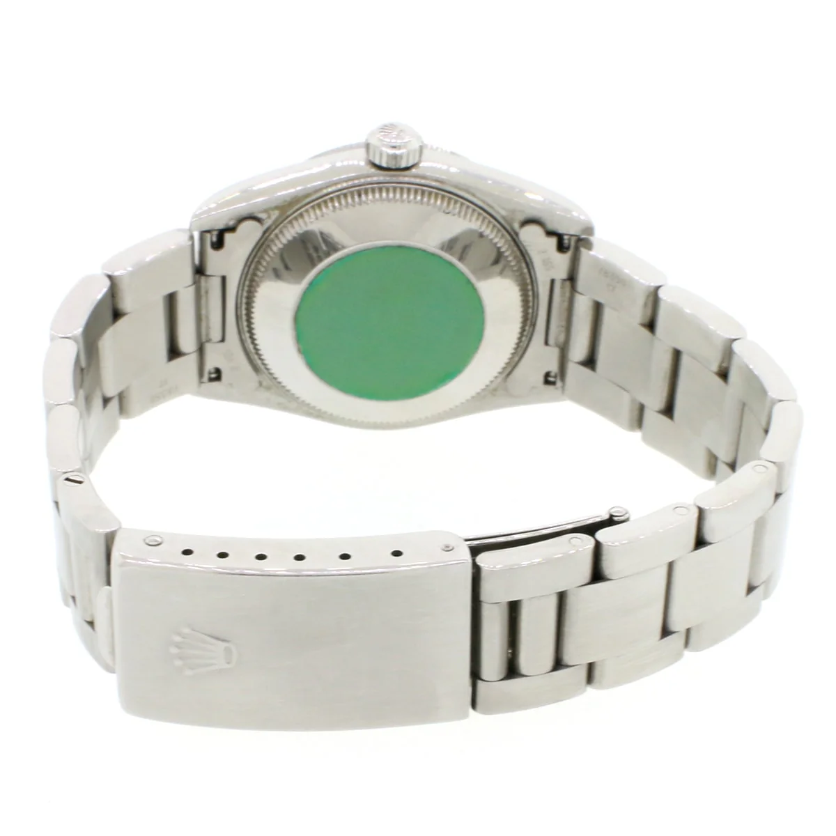 Rolex Datejust Midsize 31mm Original Salmon Roman Dial Automatic Steel Oyster Watch 68240 No Holes case - Image 6