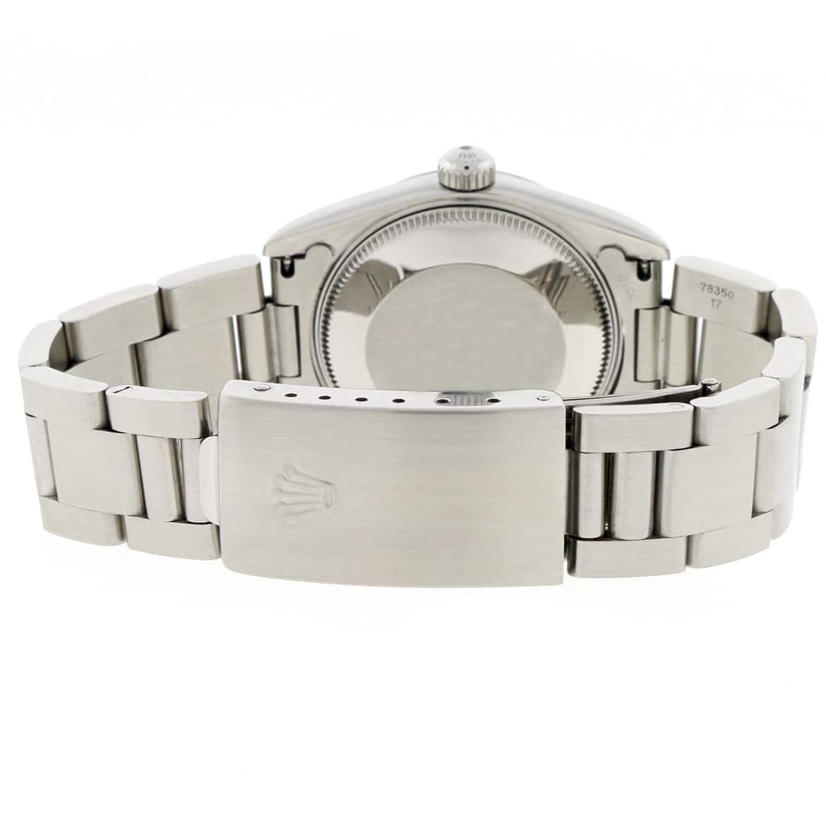 Rolex Datejust Midsize 31MM Original White Roman Dial Smooth Bezel Automatic Stainless Steel Watch 78240 - Image 8