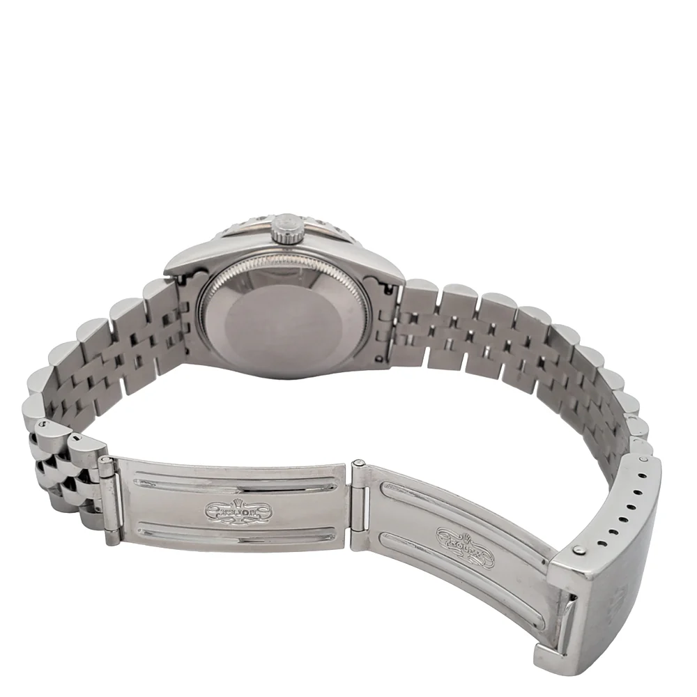 Rolex Datejust Midsize 31mm Salmon Arabic Dial 2.25ct Diamond Bezel Jubilee Watch - Image 6