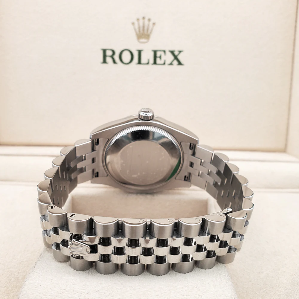 Rolex Datejust Midsize 31mm Salmon Roman Dial Steel Jubilee Watch 178240 Box Papers - Image 5