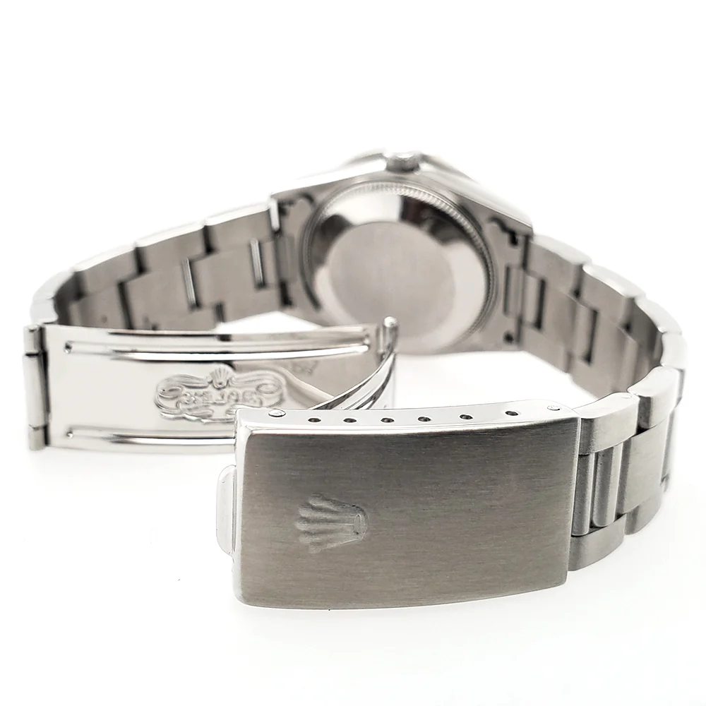 Rolex Datejust Midsize 31mm White Arabic Oyster Watch 1.62ct Bezel Steel - Image 6
