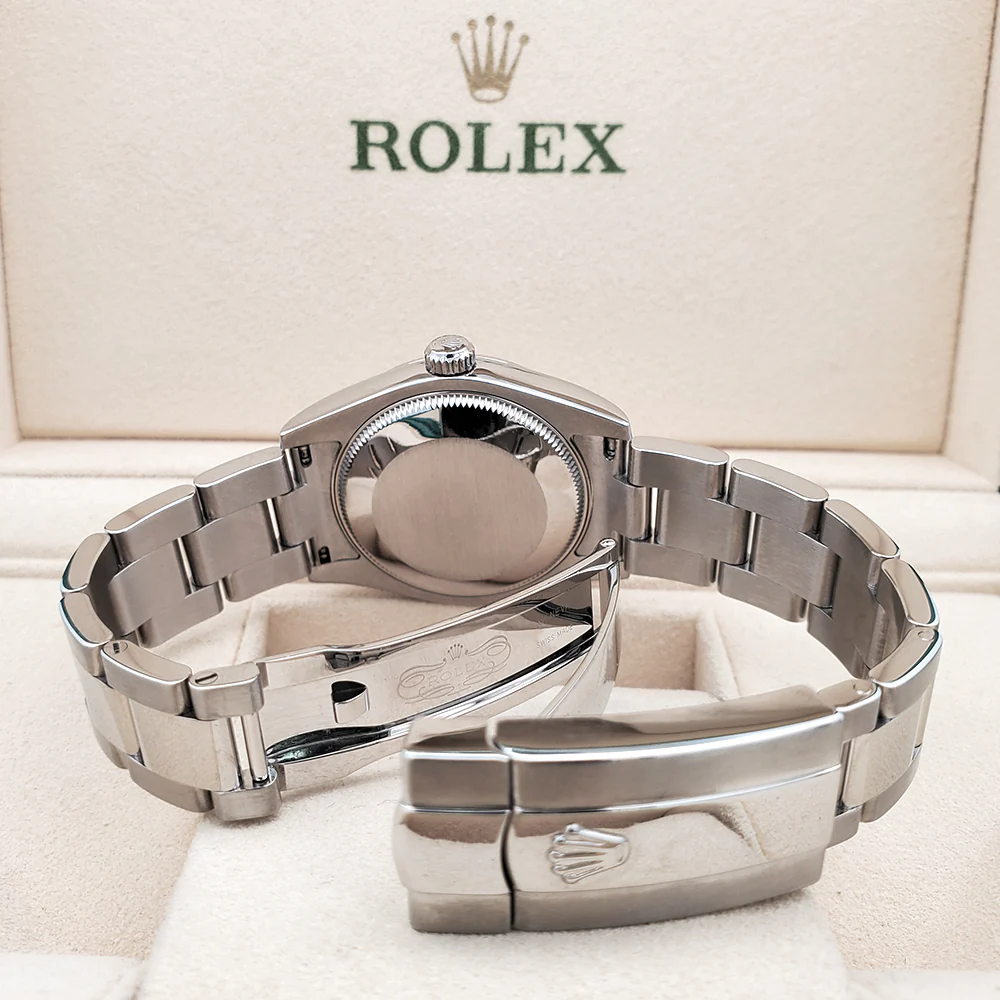 Rolex Datejust Midsize 31mm White Index Steel Oyster Watch 178240 Box Papers - Image 6