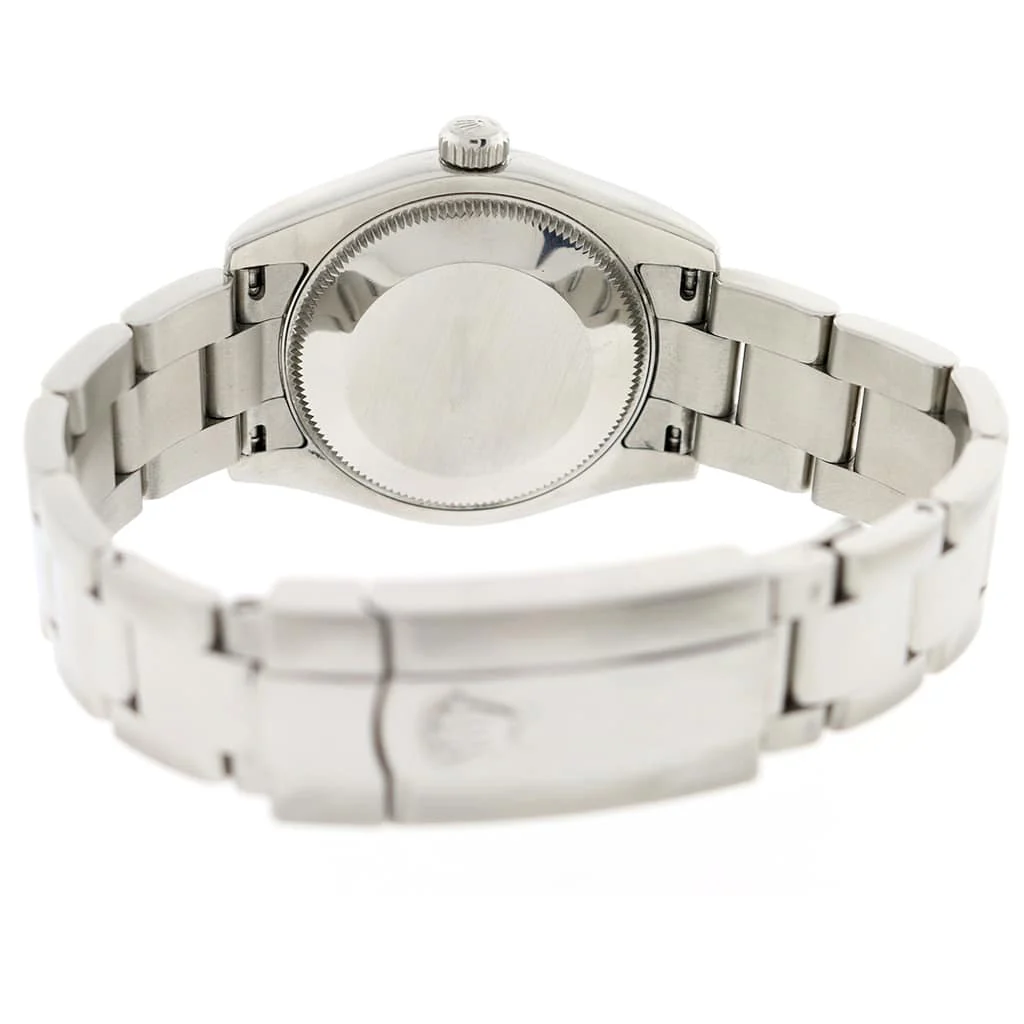 Rolex Datejust Midsize 31MM White Stick Dial Automatic Stainless Steel Womens Oyster Watch 178240 - Image 8