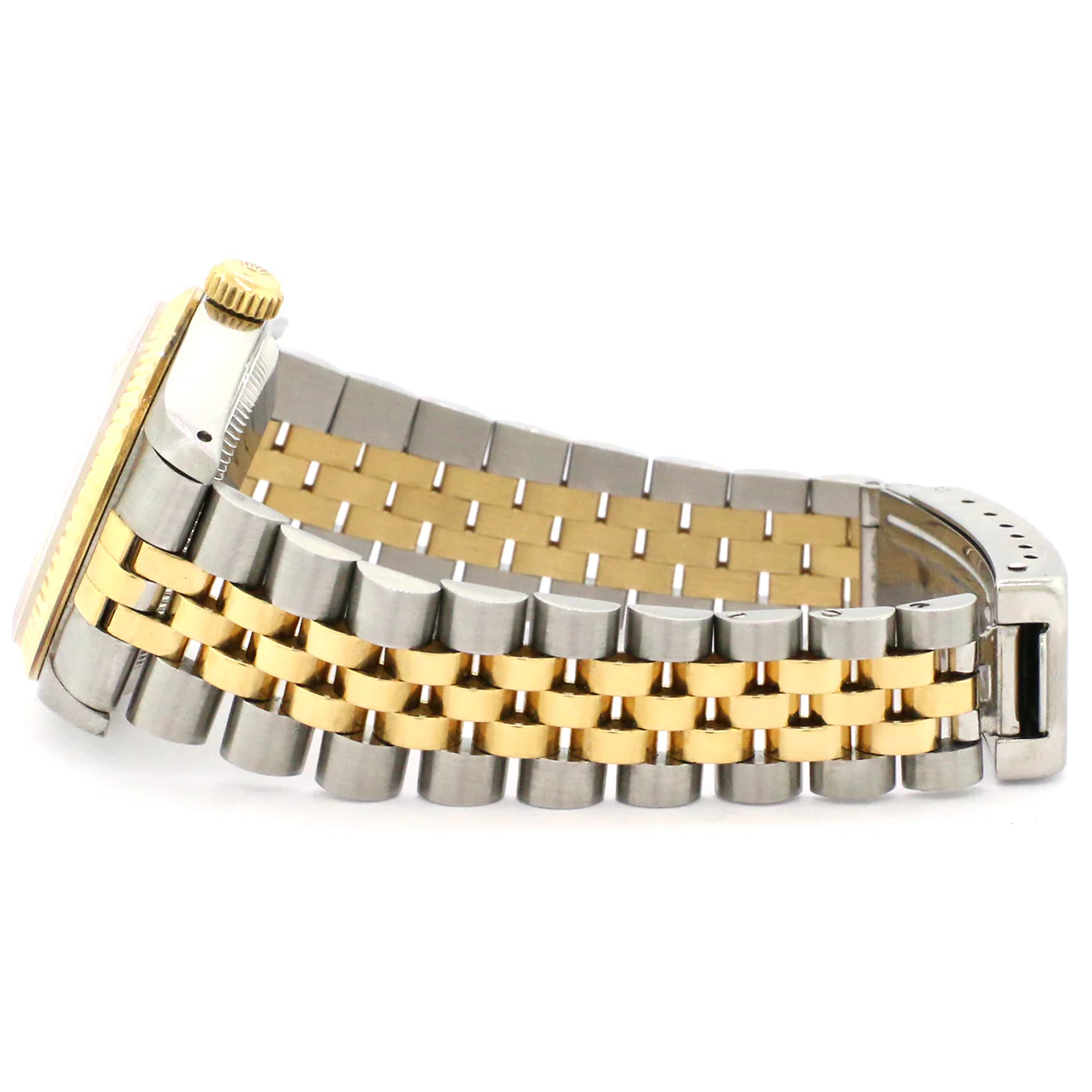 Rolex Datejust Midsize 31mm Yellow Gold/Steel Watch with Factory Jubilee Diamond Dial - Image 4