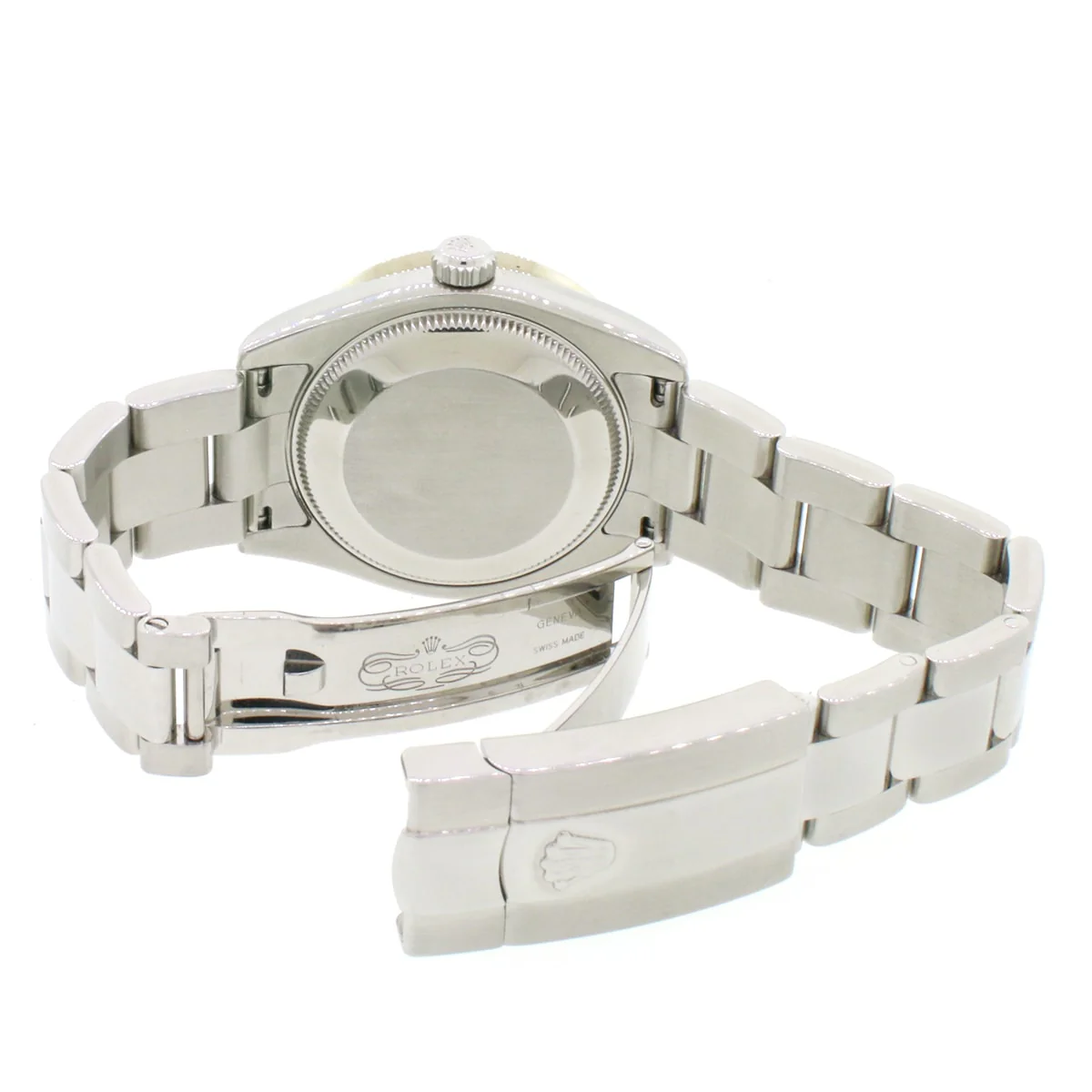 Rolex Datejust Midsize Ladies 31MM White Roman Dial Automatic Stainless Steel Watch 178240 w/ Diamond Bezel - Image 7