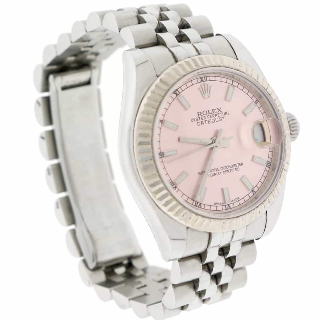 Rolex Datejust Midsize Pink Dial 31mm Automatic Ladies Watch 178274 - Image 4