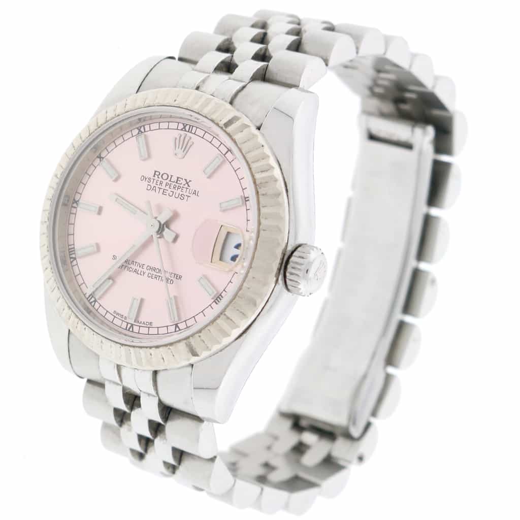 Rolex Datejust Midsize Pink Dial 31mm Automatic Ladies Watch 178274 - Image 5