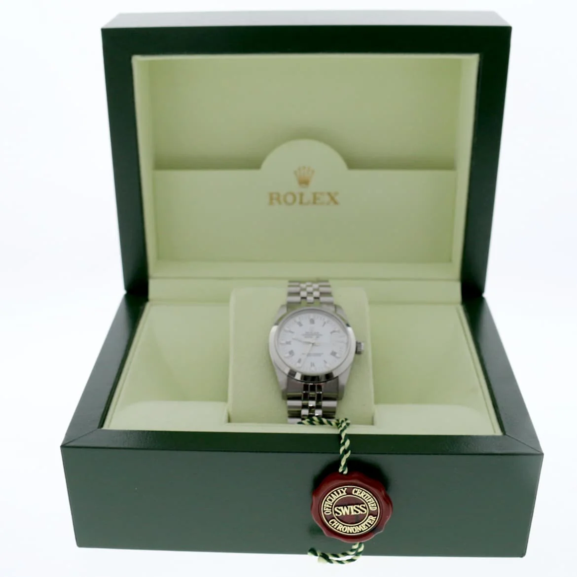 Rolex Datejust Midsize White Roman Dial 31MM Automatic Stainless Steel Jubilee Watch 68240 - Image 3