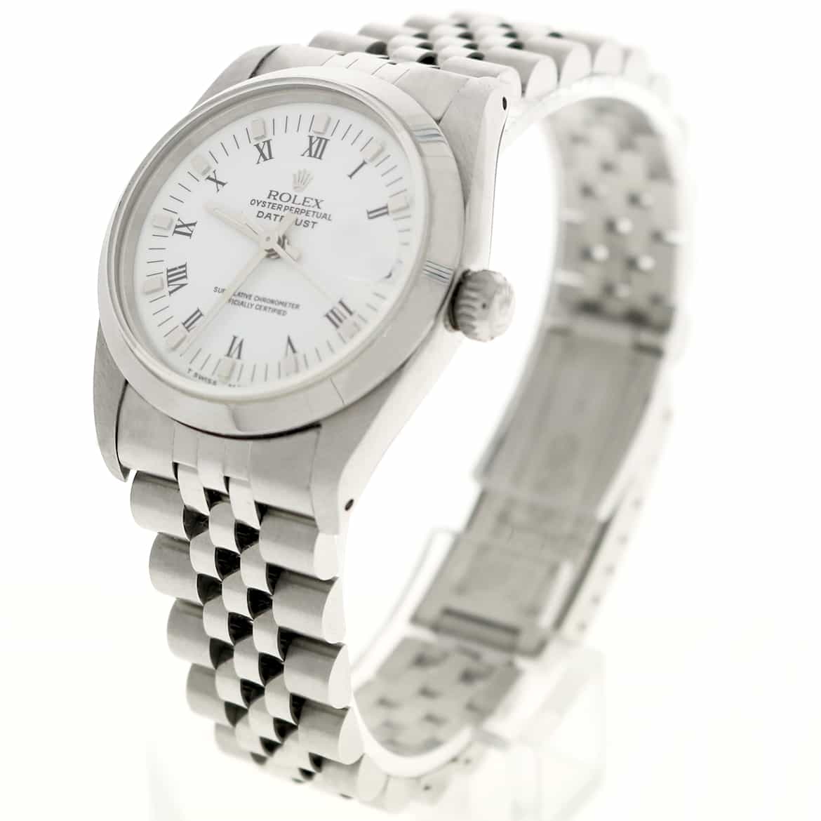 Rolex Datejust Midsize White Roman Dial 31MM Automatic Stainless Steel Jubilee Watch 68240 - Image 4