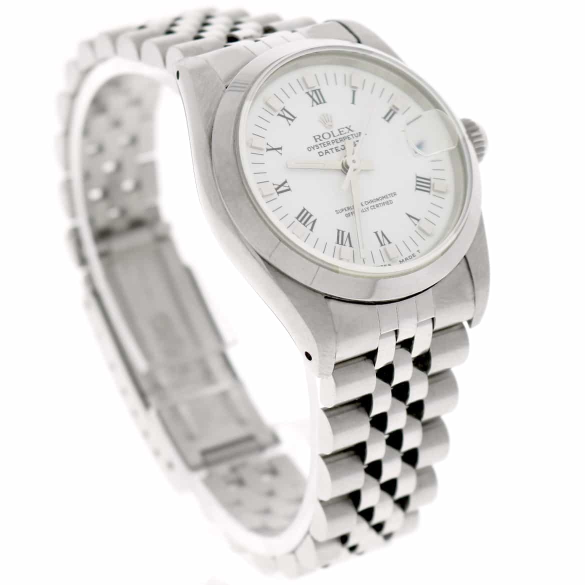 Rolex Datejust Midsize White Roman Dial 31MM Automatic Stainless Steel Jubilee Watch 68240 - Image 5