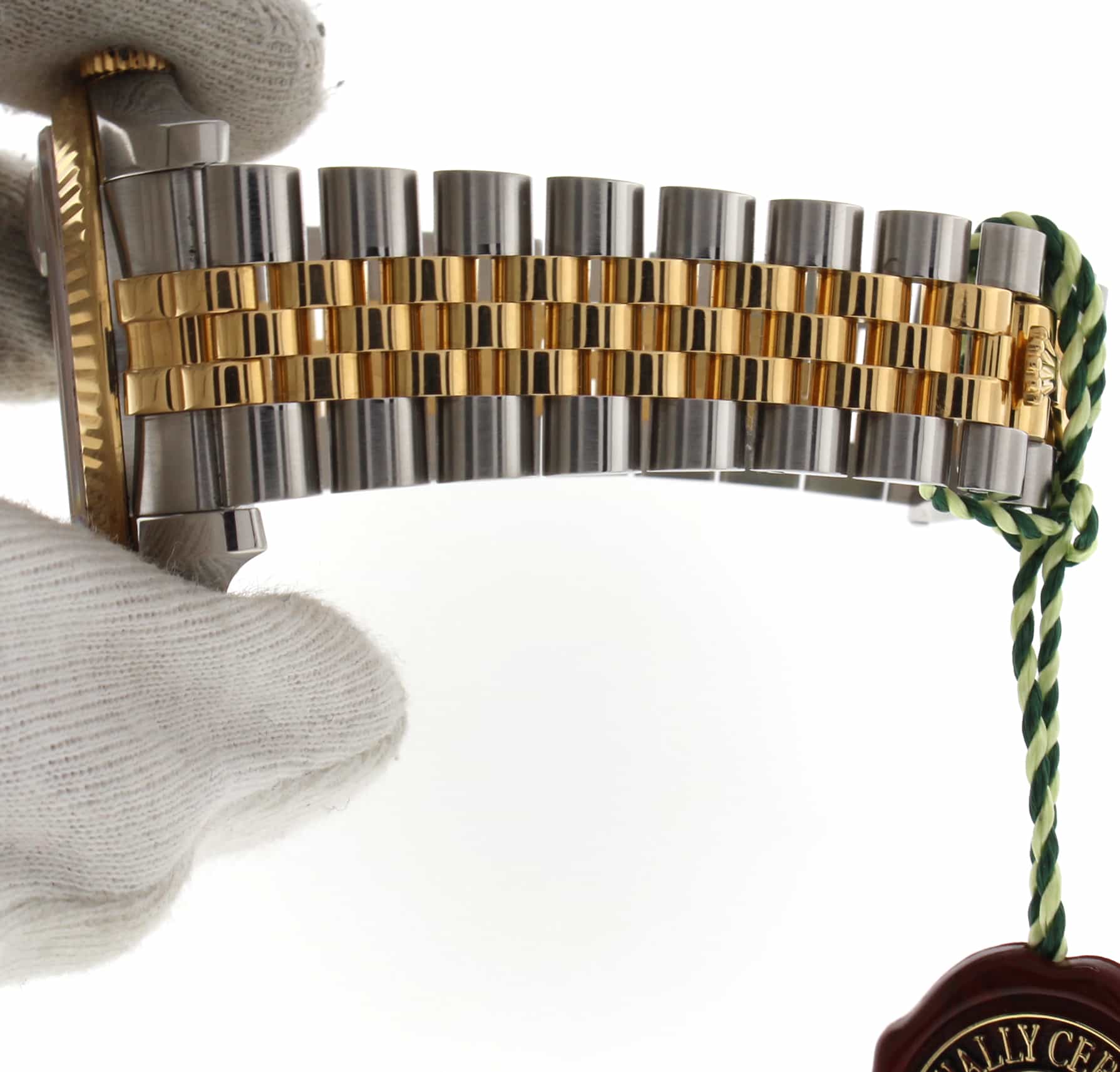 Rolex Datejust Original Black Jubilee Diamond Dial 2-Tone Yellow Gold/Steel 36MM Automatic Mens Watch 116233 - Image 5