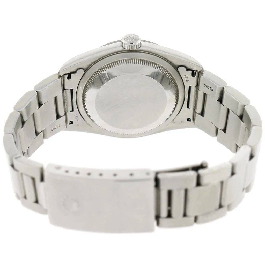 Rolex Datejust Original Black Stick Dial 36MM Stainless Steel Oyster Mens Watch 16200 - Image 8