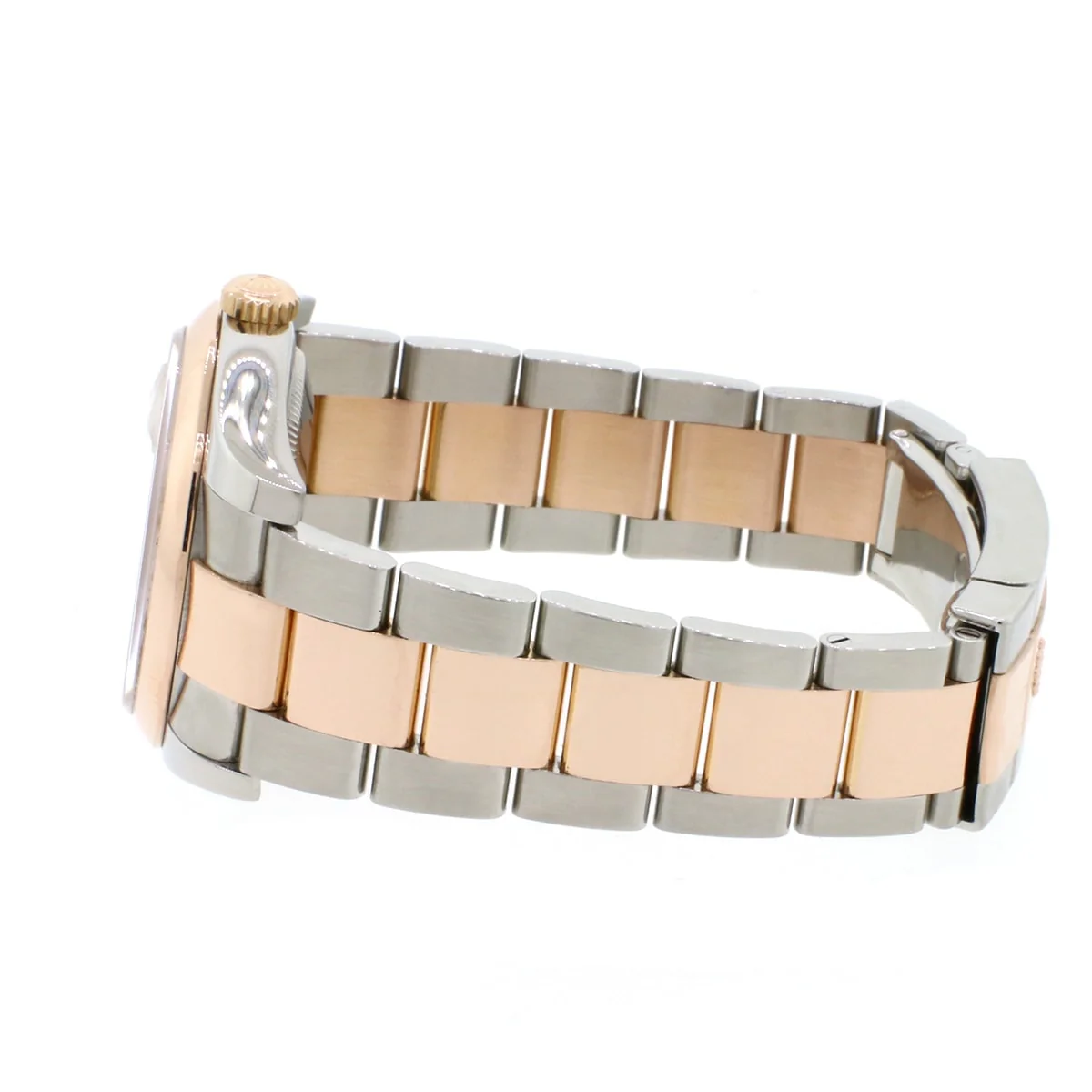 Rolex Datejust 36mm Pink Concentric Dial 2-tone 18K Rose Gold & Stainless Steel Oyster Watch 116201 - Image 6