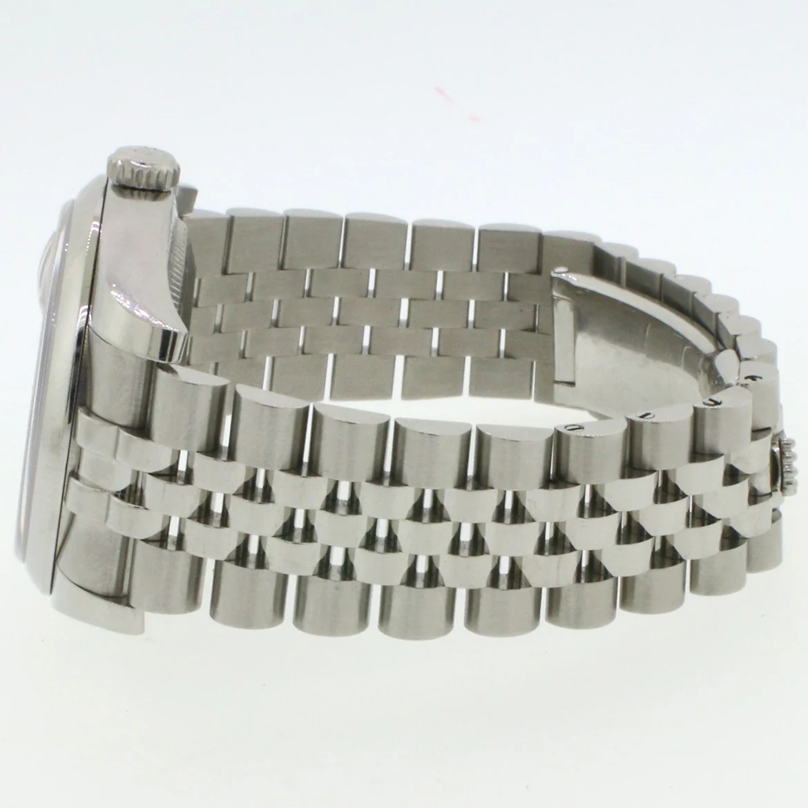 Rolex Datejust Rhodium Floral Dial 36mm Stainless Steel Jubilee Watch 116200 - Image 6