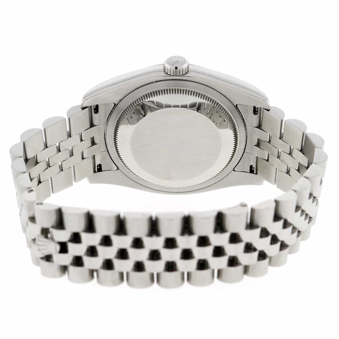 Rolex Datejust Silver Dial 36MM Smooth Domed Bezel Automatic Stainless Steel Mens Watch 116200 - Image 9
