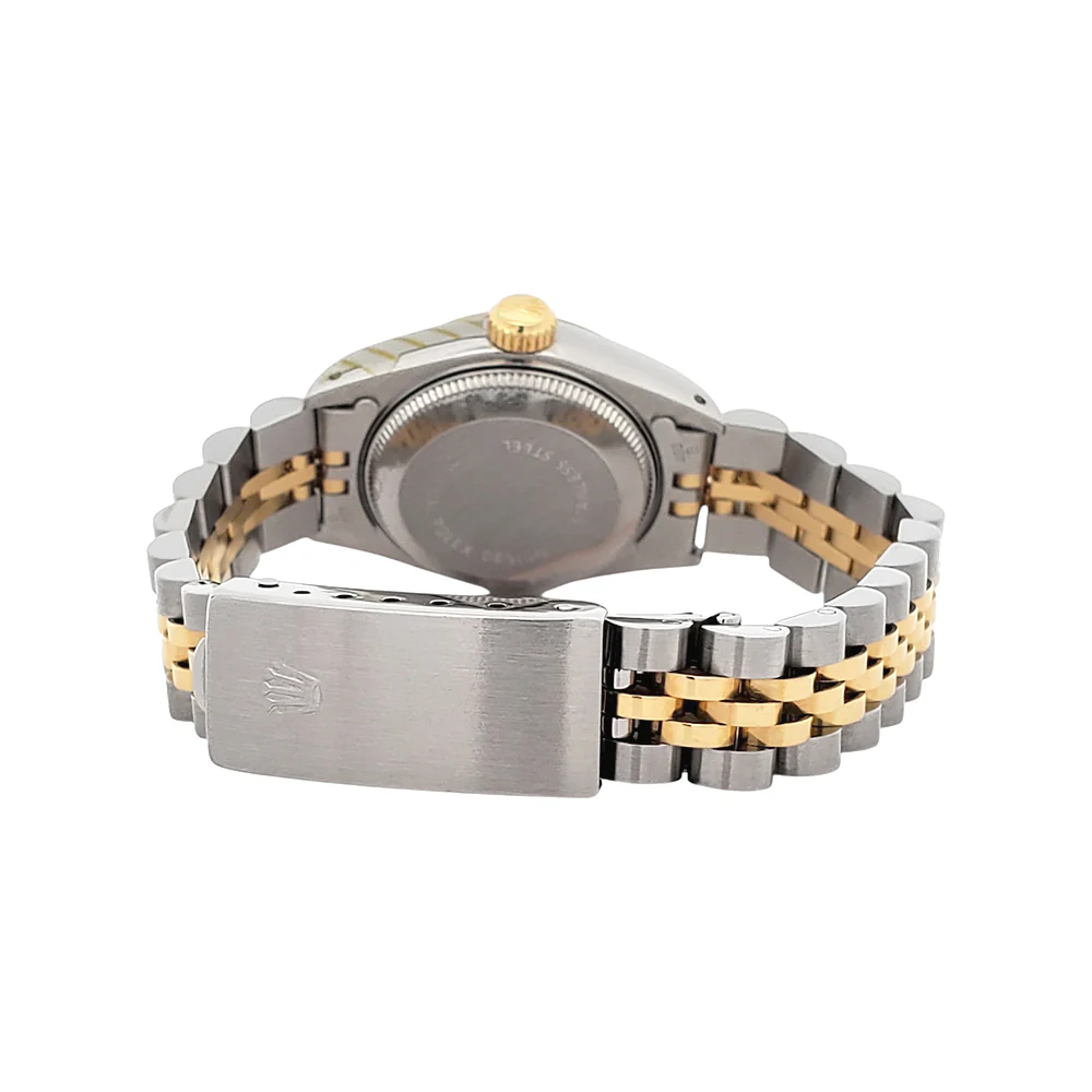 Rolex Datejust Silver Index 2-Tone Yellow Gold/Steel Jubilee 26mm Watch 69173 - Image 5
