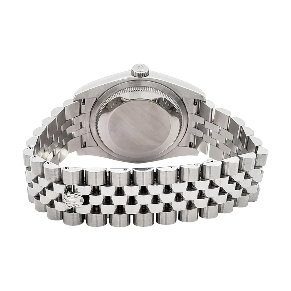 Rolex Datejust Silver Index Steel Jubilee 36mm Watch 116200 - Image 6