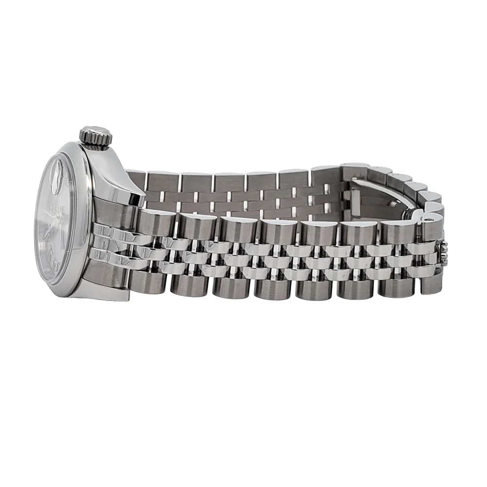 Rolex Datejust Silver Roman 26mm Steel Jubilee Watch 179160 Box Papers - Image 4