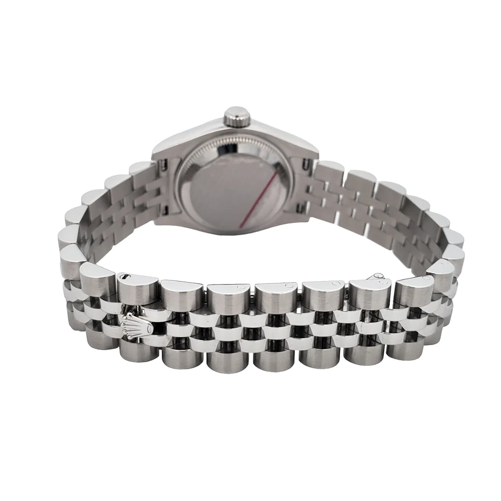 Rolex Datejust Silver Roman 26mm Steel Jubilee Watch 179160 Box Papers - Image 5