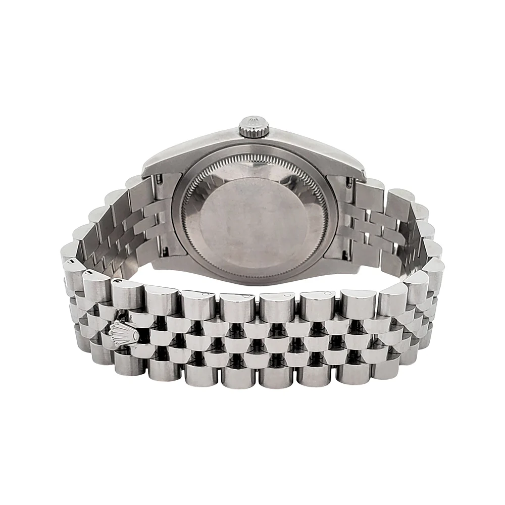 Rolex Datejust Silver Tuxedo Dial 36mm 116200 Steel Jubilee Watch Box/Apr - Image 4