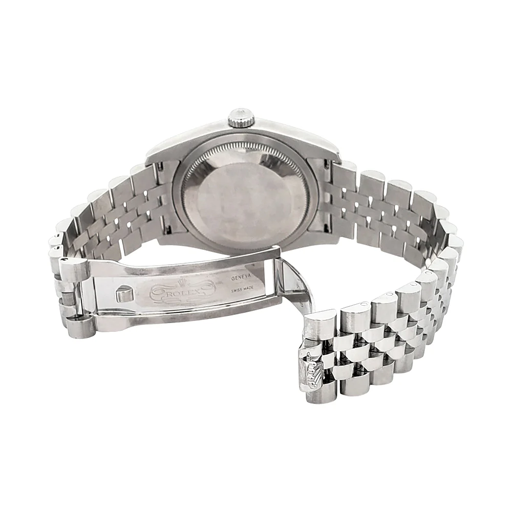Rolex Datejust Silver Tuxedo Dial 36mm 116200 Steel Jubilee Watch Box/Apr - Image 5
