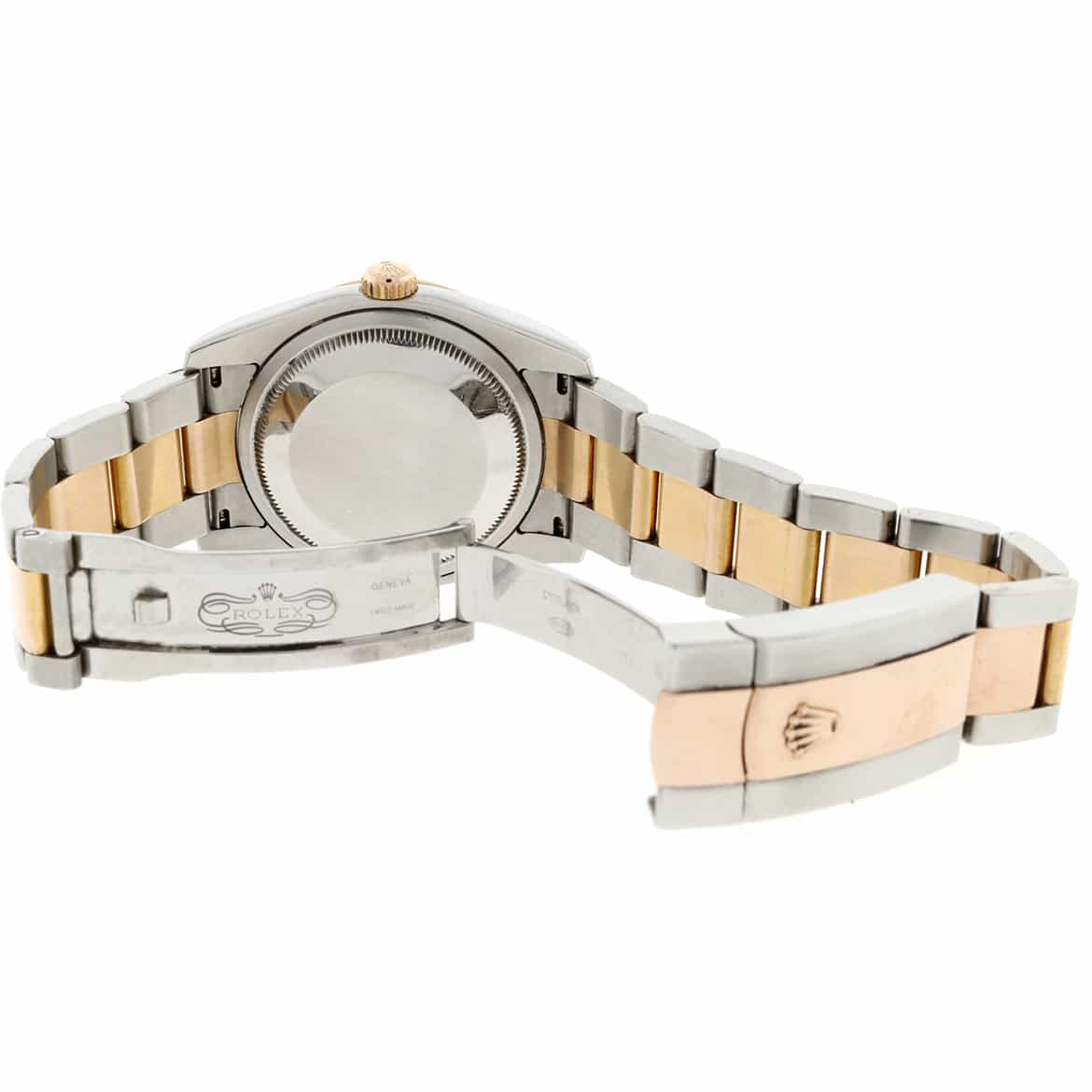 Rolex Datejust Thunderbird Turnograph 2-Tone 18K Rose Gold & Stainless Steel Original Black Dial 36MM Oyster Watch 116261 - Image 6