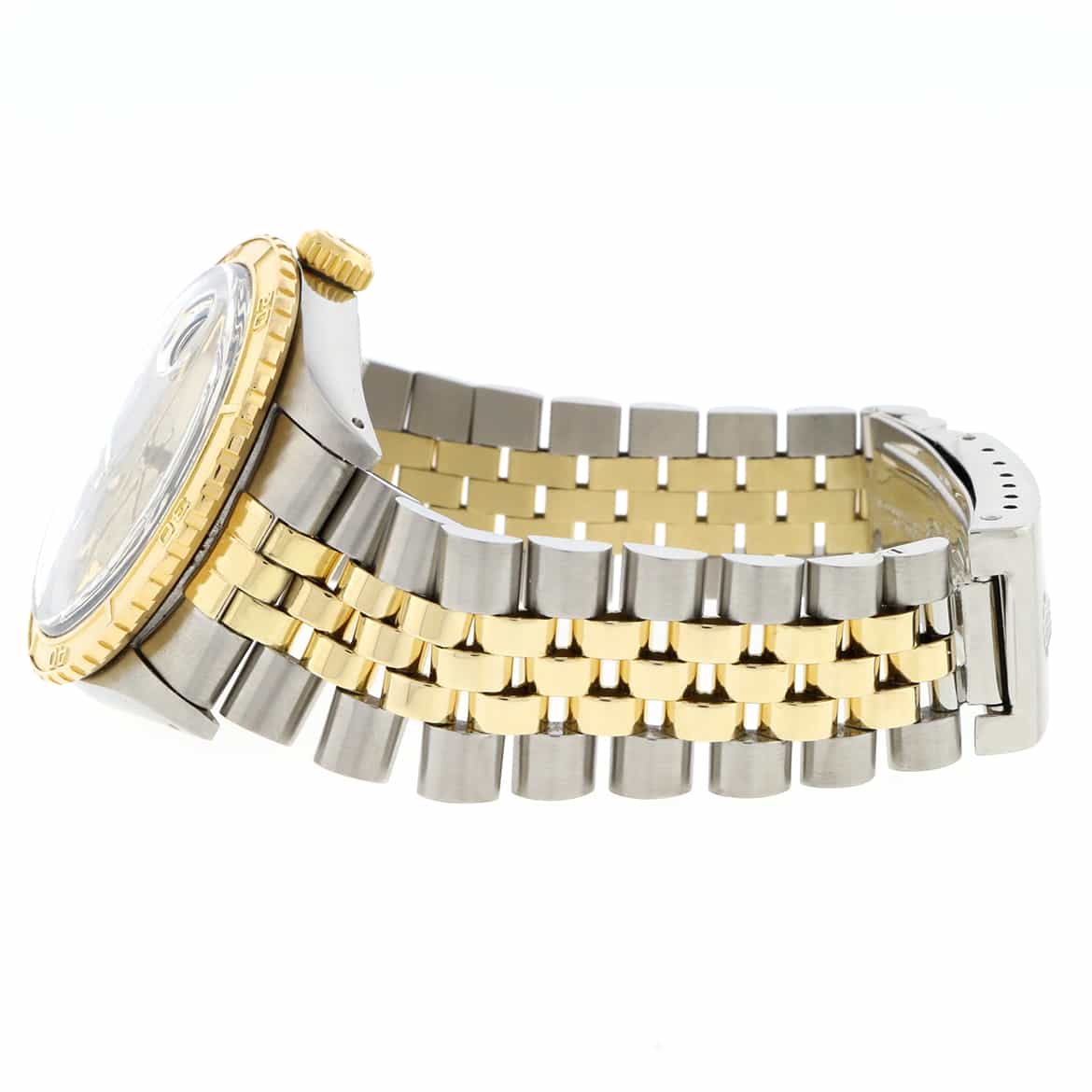 Rolex Datejust Thunderbird Turnograph 2-Tone 18K Yellow Gold & Stainless Steel Original Champagne Index Dial 36MM Jubilee Watch 16253 - Image 6
