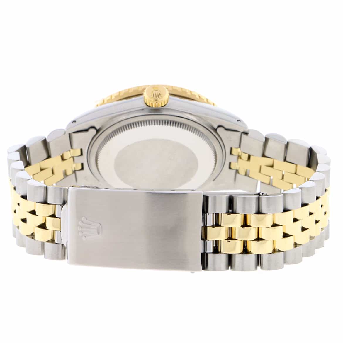 Rolex Datejust Thunderbird Turnograph 2-Tone 18K Yellow Gold & Stainless Steel Original Champagne Index Dial 36MM Jubilee Watch 16253 - Image 7