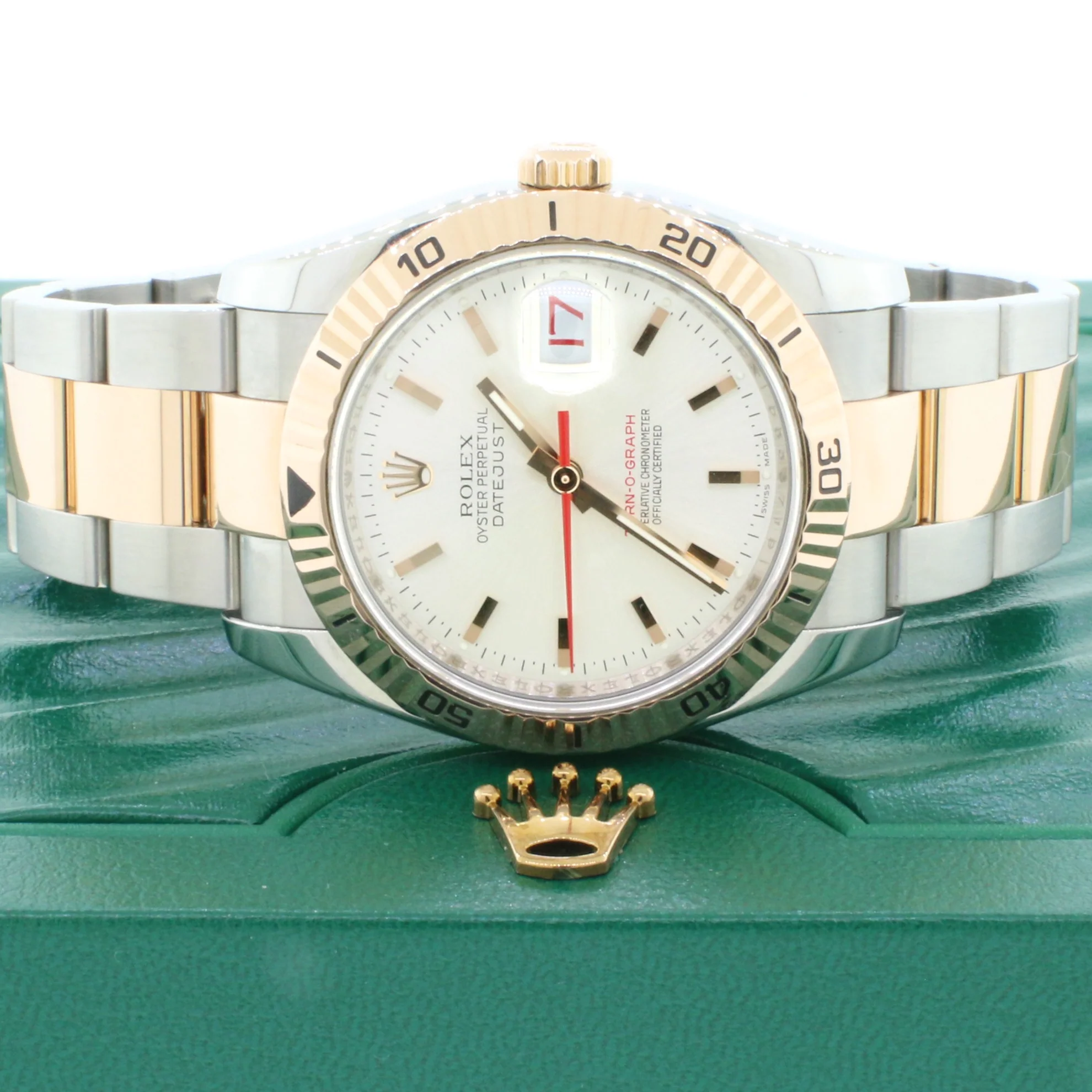 Rolex Datejust Turn-O-Graph 2-Tone Rose Gold/Steel 36MM Oyster Watch 116261 - Image 2