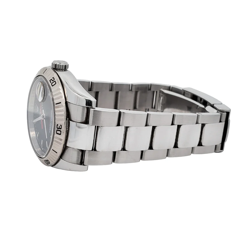 Rolex Datejust Turn-O-Graph 36mm Black Dial Stainless Steel Watch 116264 Box Papers - Image 4