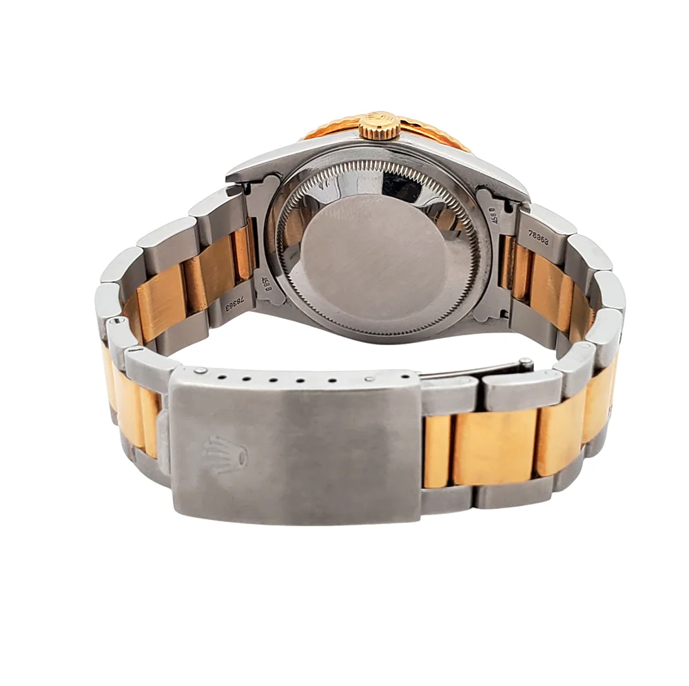Rolex Datejust Turn-O-Graph 36mm Blue Index Oyster Yellow Gold/Steel Watch 16263 Box Papers - Image 5