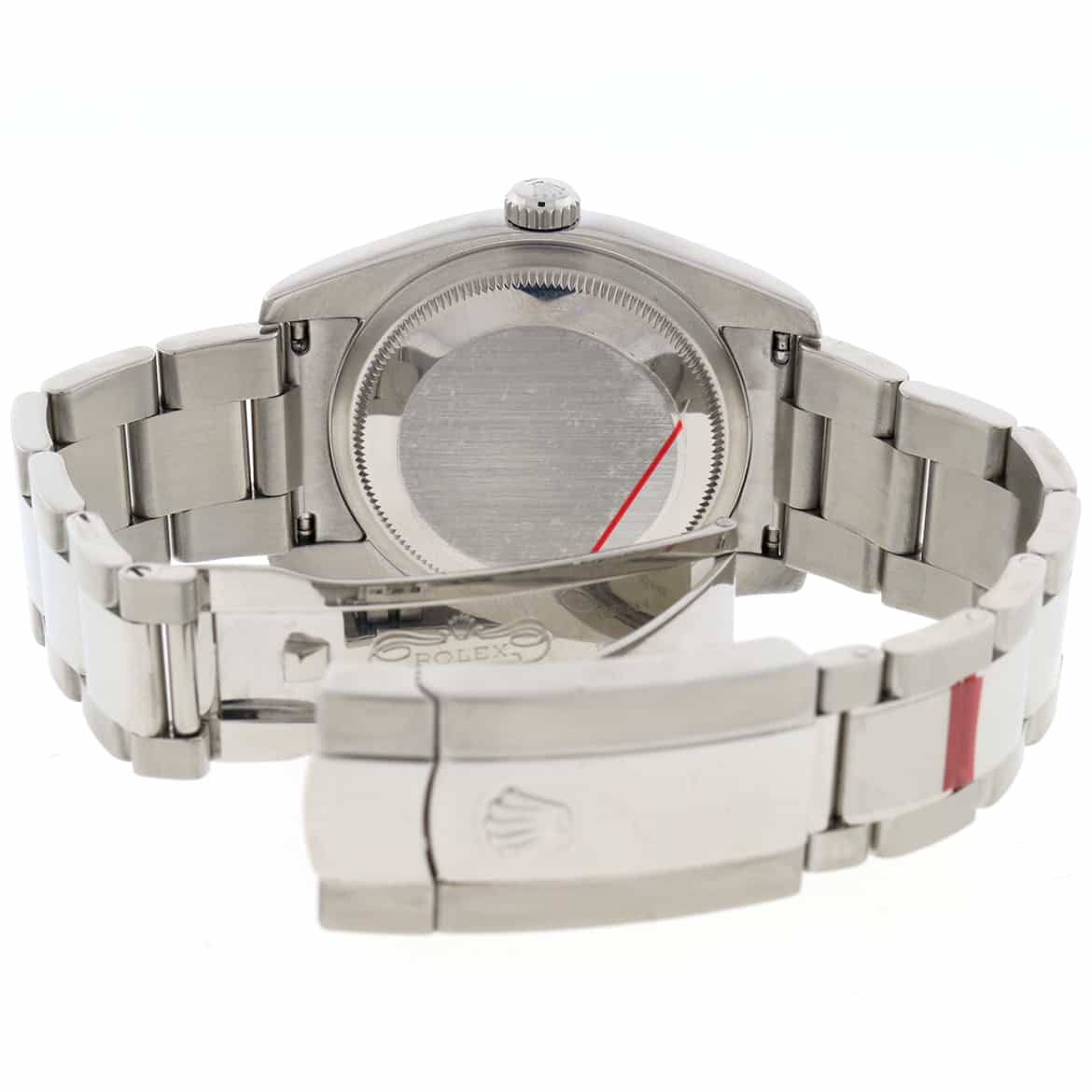 Rolex Datejust White Roman Dial 36MM White Gold Bezel Automatic Steel Oyster Watch 116234 - Image 9