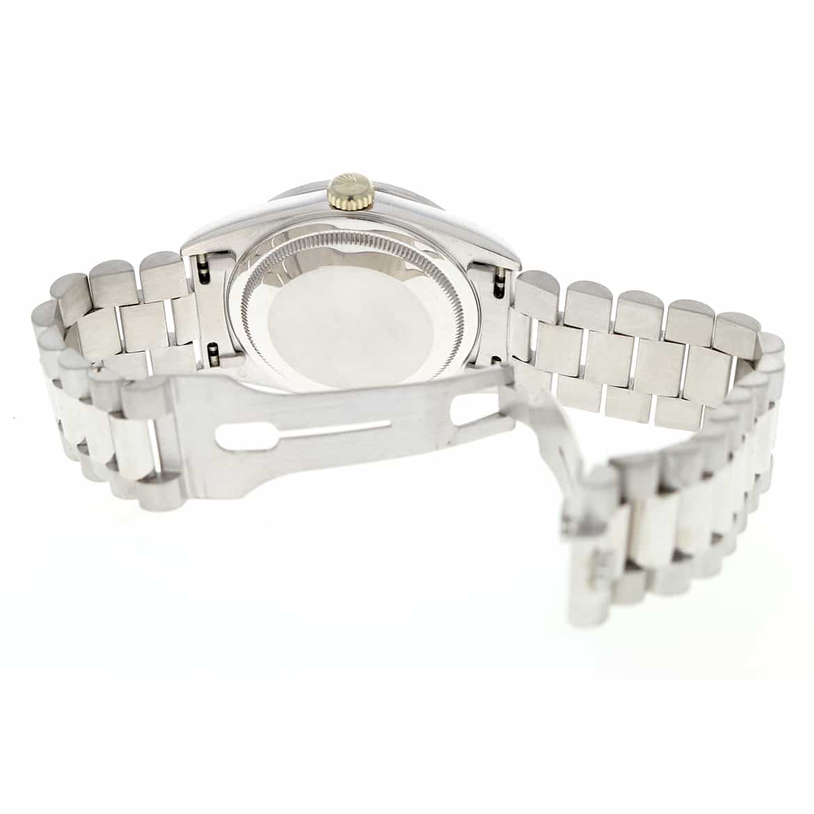 Rolex Day-Date 18K White Gold Original Diamond Dial 36MM Mens Watch 18239 w/Diamond Bezel - Image 10