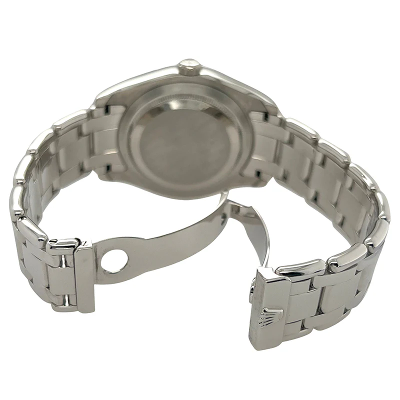Rolex Day-Date 39mm Platinum Masterpiece Special Edition Factory Diamond Bezel Tahitian MOP Dial Watch 18946 - Image 5