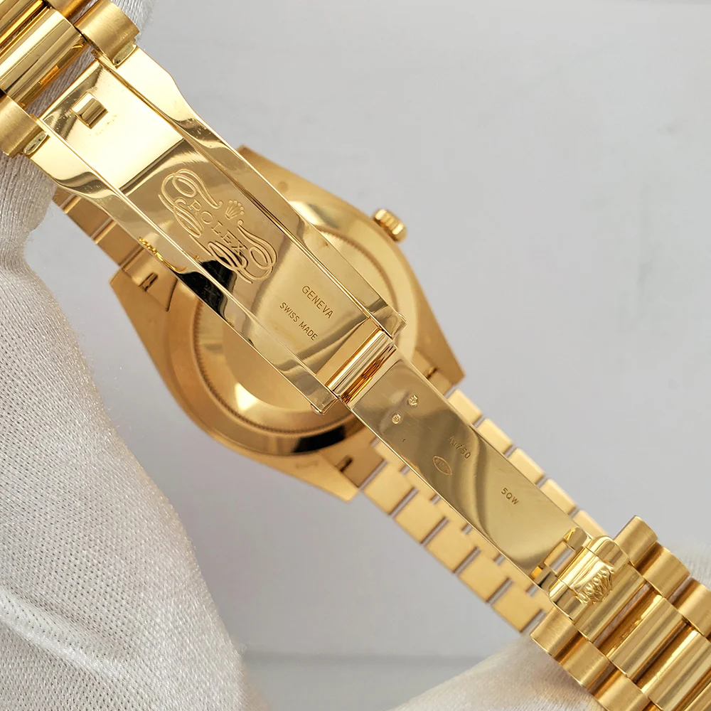 Rolex Day-Date 40 President 228238 Green Dial Yellow Gold Watch 2023 Box Papers - Image 7