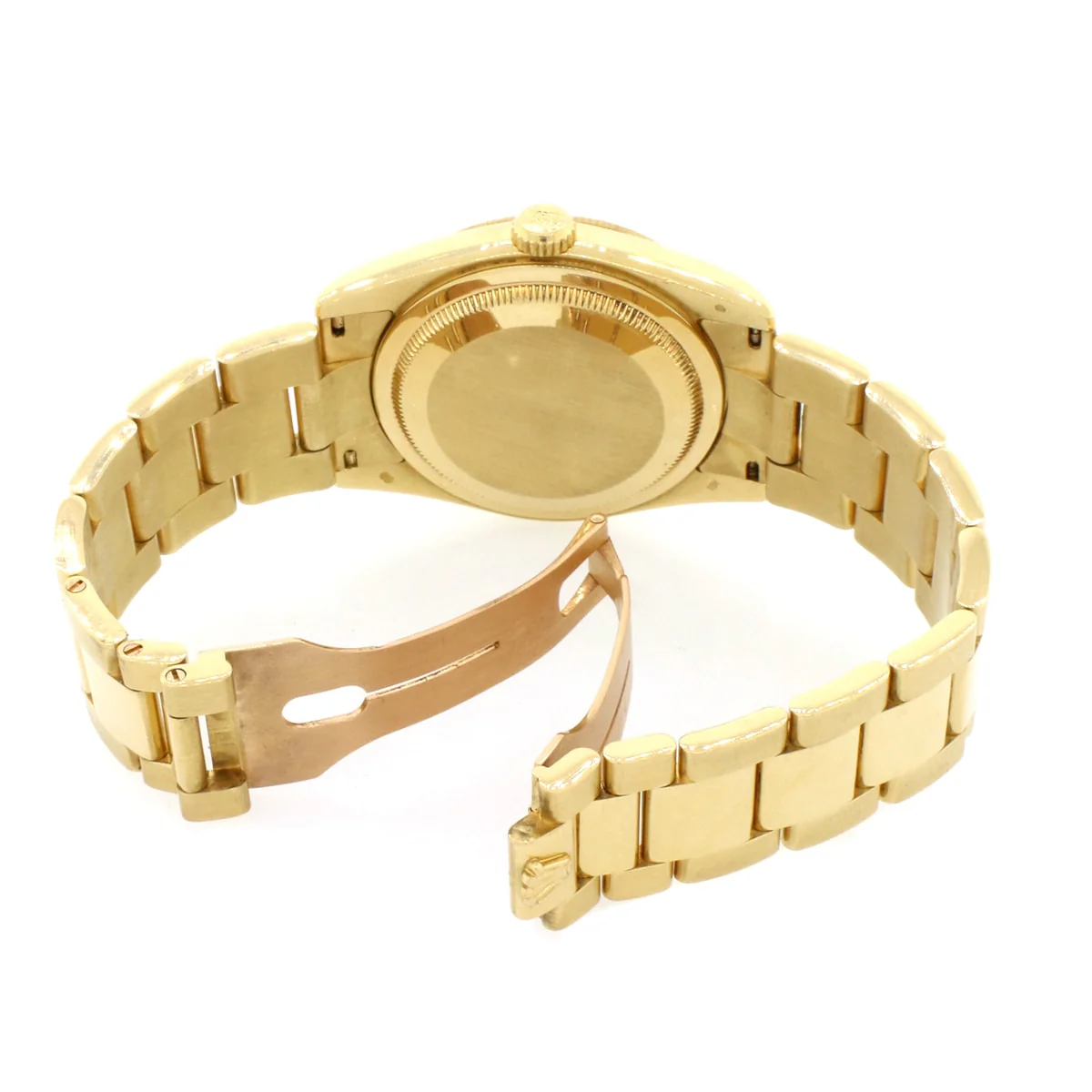 Rolex Day-Date Yellow Gold Blue Dial 36MM Automatic Mens Oyster Watch 118208 - Image 5