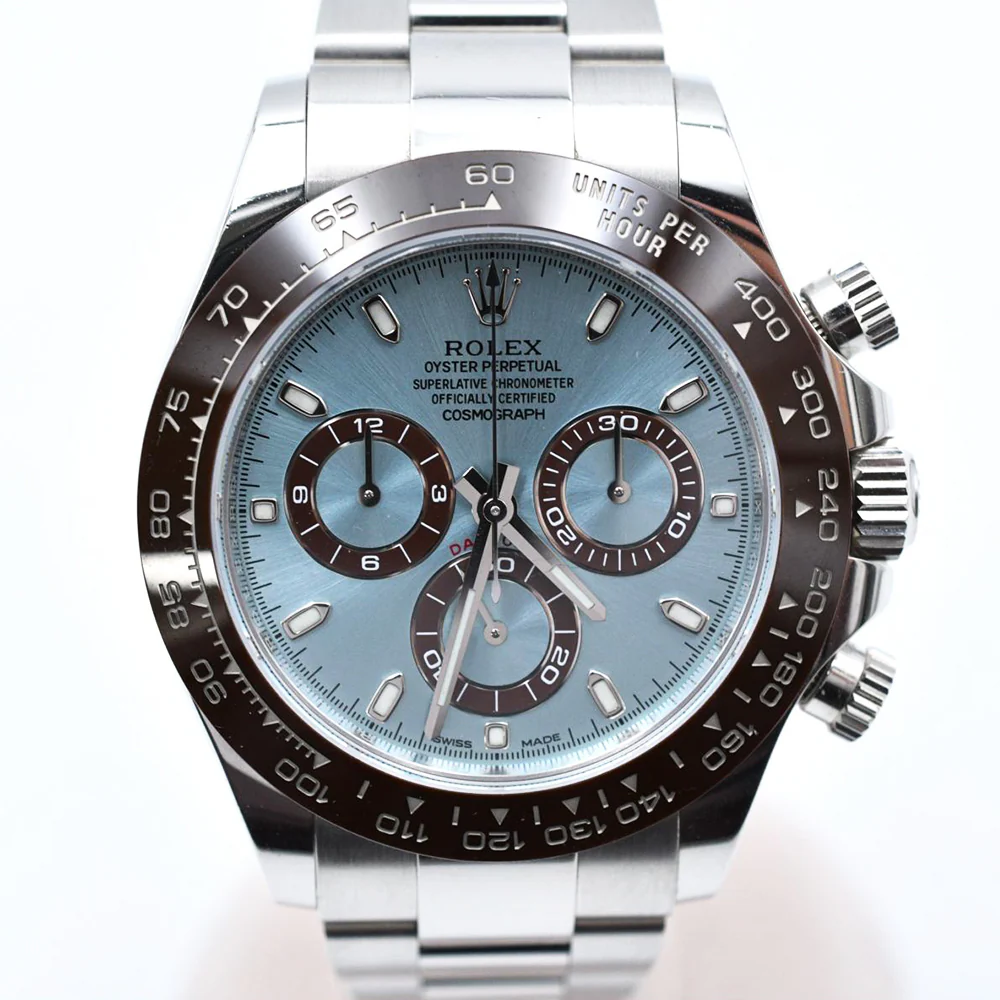 Rolex Daytona 40mm Platinum Ice Blue Dial 116506 Watch Box Papers - Image 3