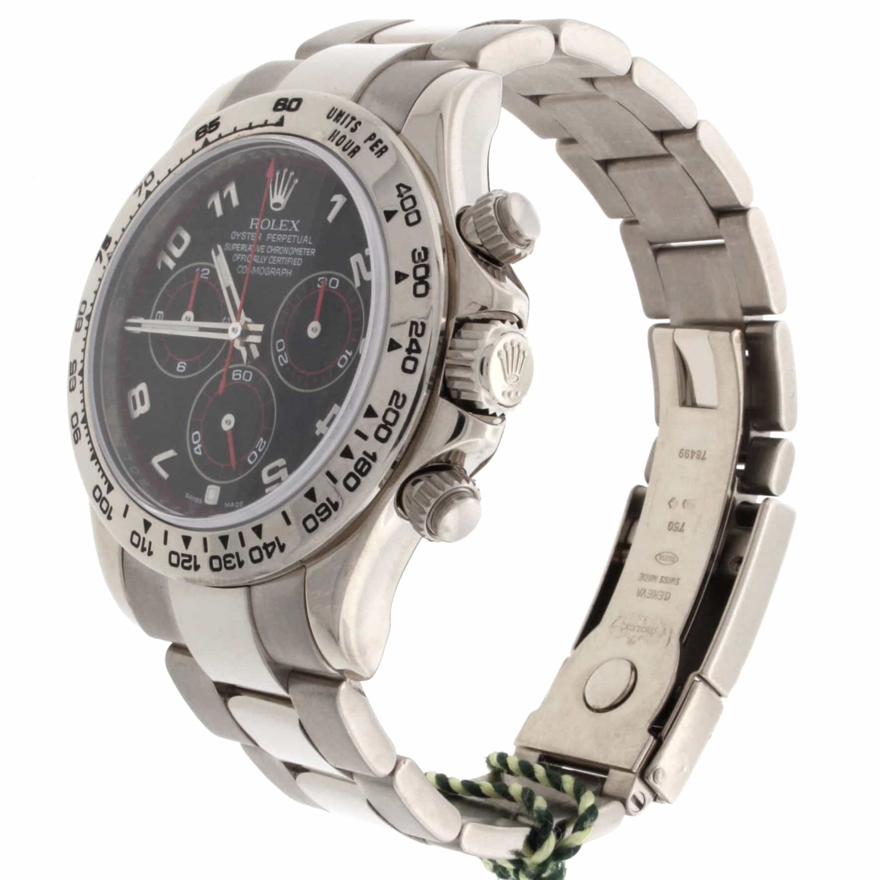 Rolex Daytona Cosmograph 18K White Gold Racing Dial Automatic Watch 116509 - Image 8