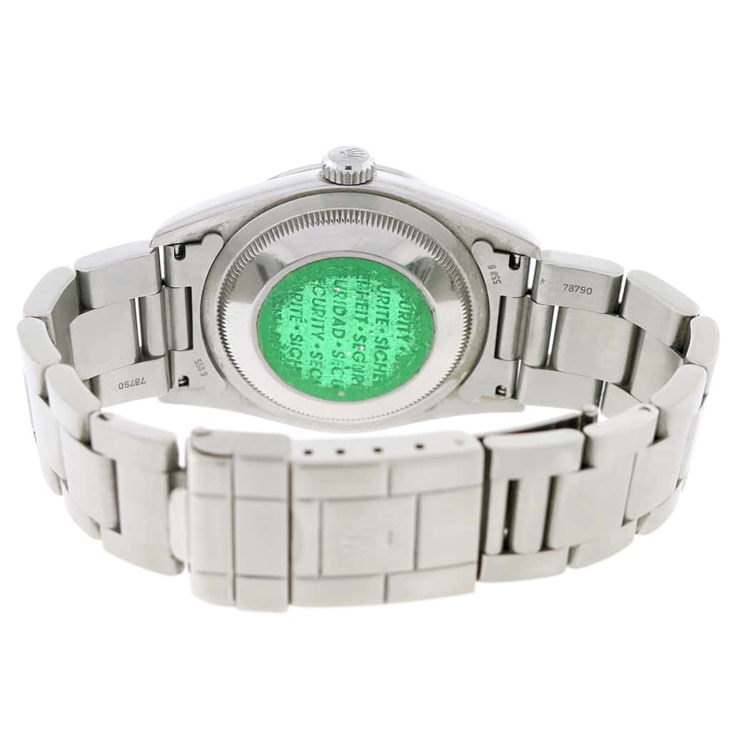 Rolex Explorer Black Dial 36MM Stainless Steel Automatic Mens Oyster Watch 14270 - Image 8