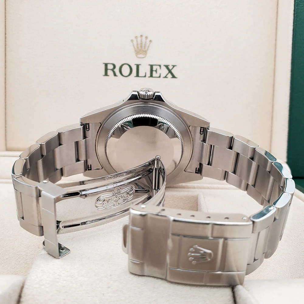 Rolex Explorer II 40mm Black Dial Stainless Steel Oyster Watch 16570 Box Papers - Image 6