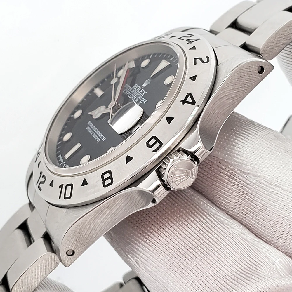 Rolex Explorer II 40mm Black Dial Steel Oyster Watch 16570 With Tag - Image 3